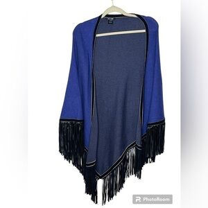 NICtZOE Western Tassel  Sweater Shawl